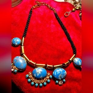 Turquoise tribal necklace